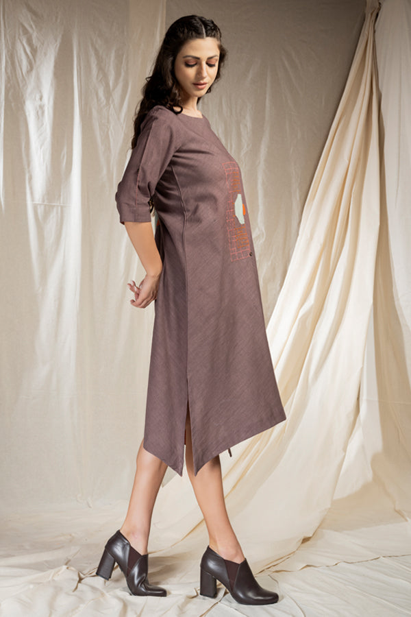 Applique Artistry - Artisan made Relaxed Fit Dress
