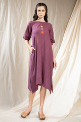 Modern Duality - Minimalist Organic Khadi Reversible Dress