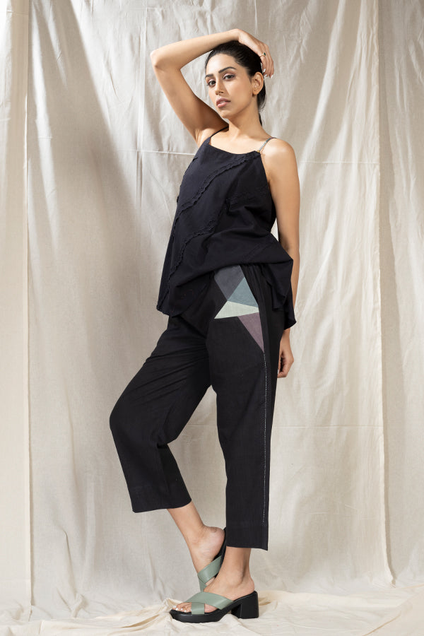 Eco Angles- Vegan Lifestyle Applique Co-Ord Set