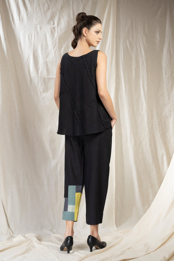 Patch Party- Purposeful Jade Black Co-Ord Set