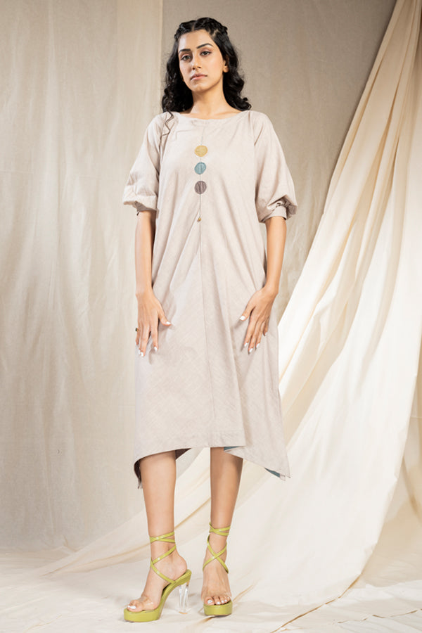 Modern Duality - Tint Minimal Organic Khadi Reversible Dress