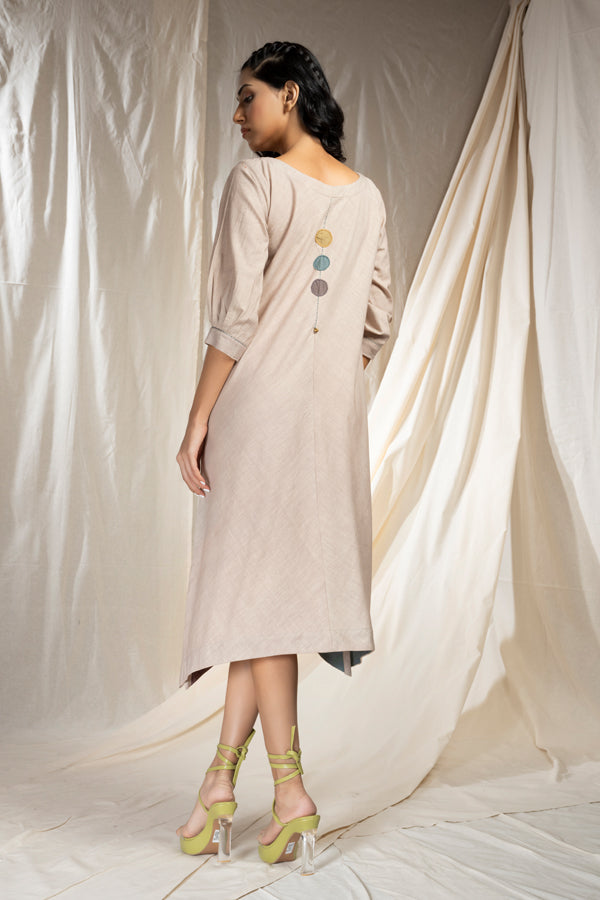 Modern Duality - Tint Minimal Organic Khadi Reversible Dress