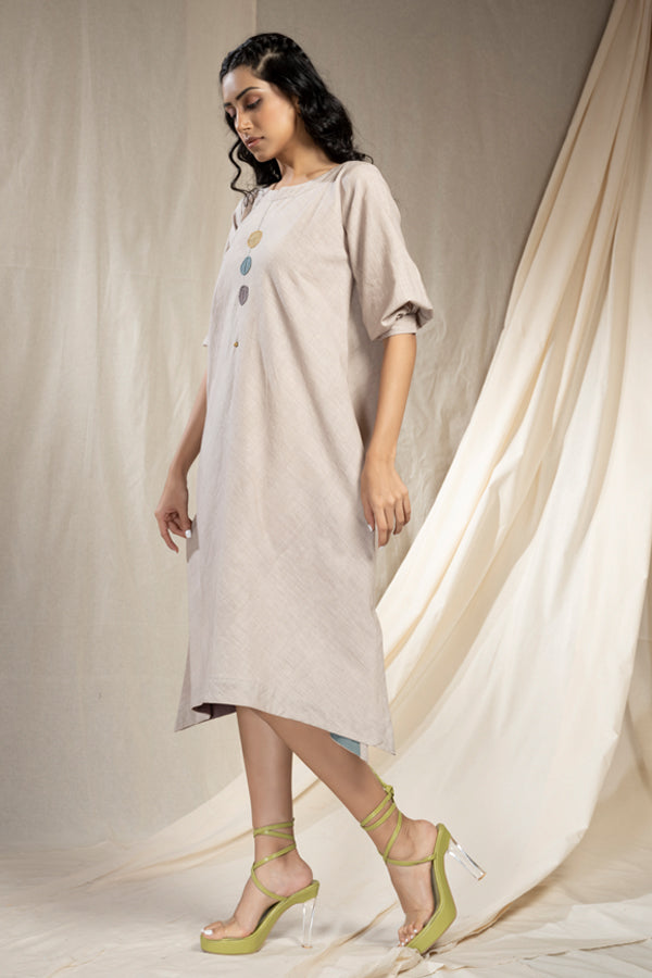 Modern Duality - Tint Minimal Organic Khadi Reversible Dress