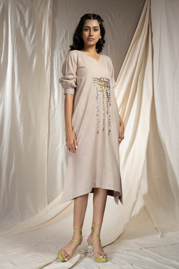 Modern Duality - Tint Minimal Organic Khadi Reversible Dress