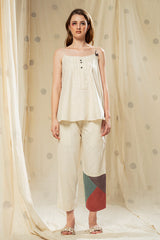 Simple Essence- Sustainable Lifestyle Timeless Spaghetti Co-Ord Set