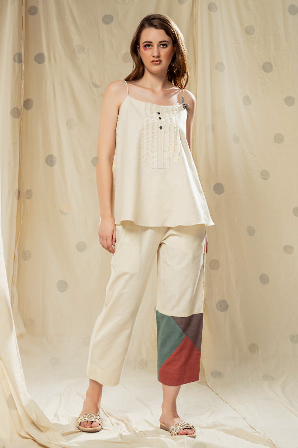 Simple Essence- Sustainable Lifestyle Timeless Spaghetti Co-Ord Set