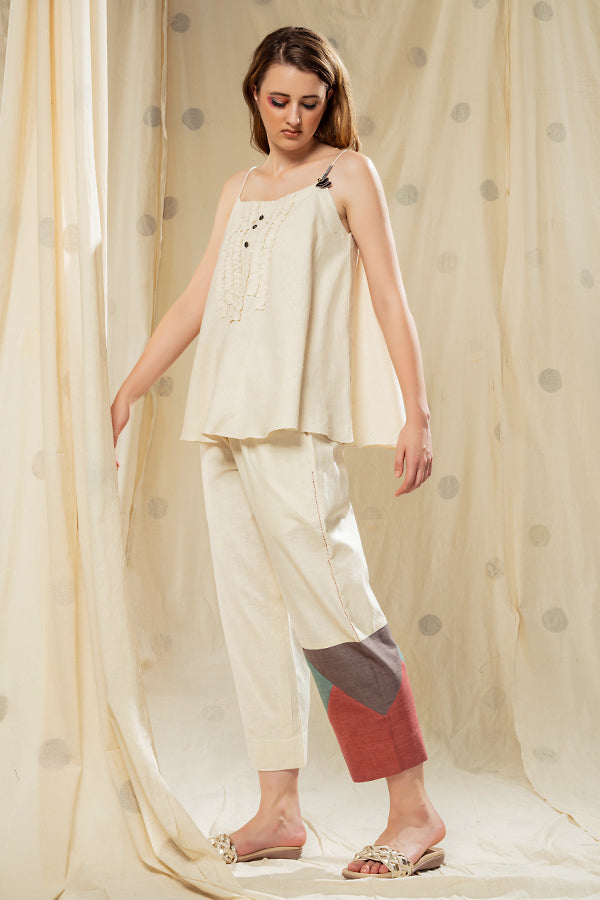 Simple Essence- Sustainable Lifestyle Timeless Spaghetti Co-Ord Set