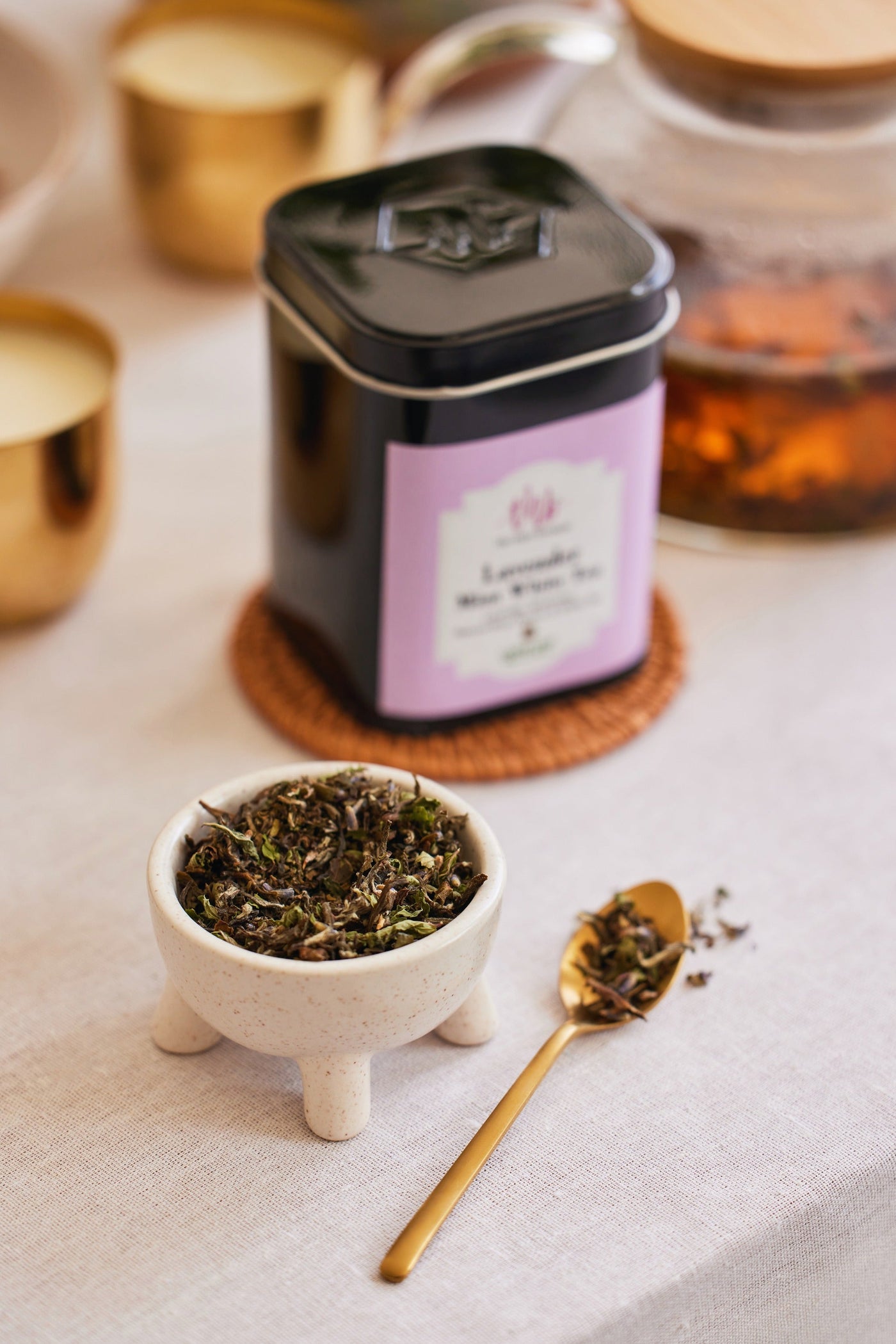 Lavender Mint White Tea - 25 Grams
