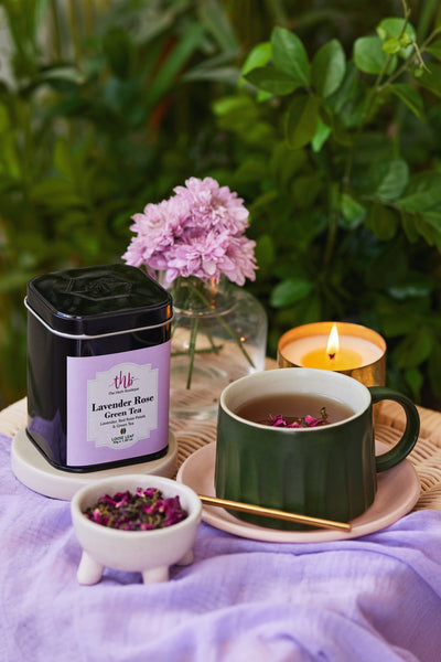 Lavender Rose Green Tea - 50 Grams