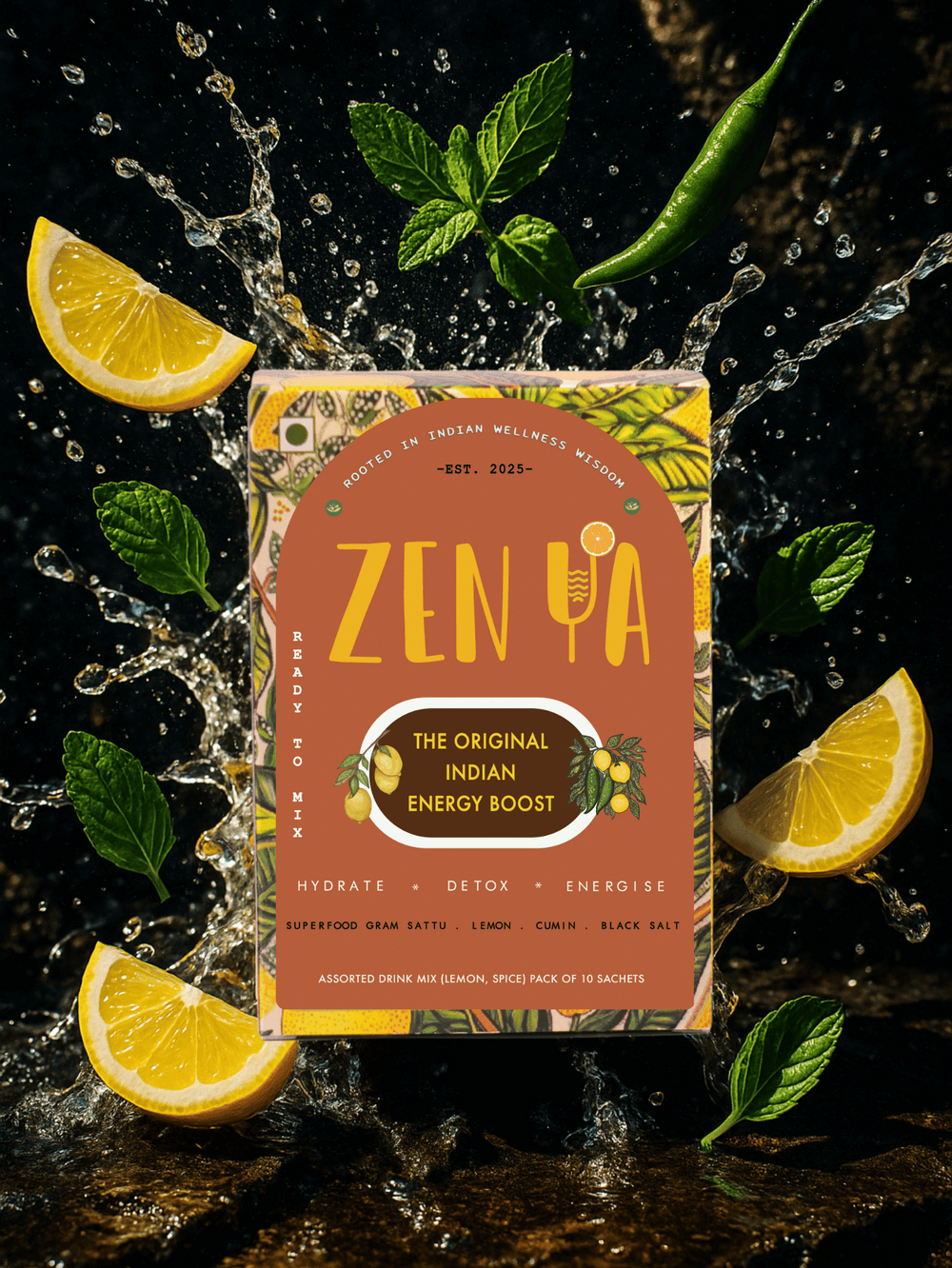 ZenYa Assorted (Lemon & Spice) – Pack of 10