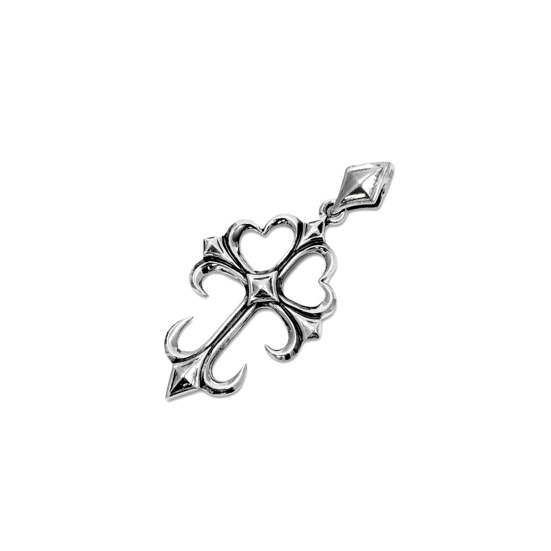 Sterling silver Cross Chain pendant