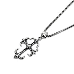 Sterling silver Cross Chain pendant