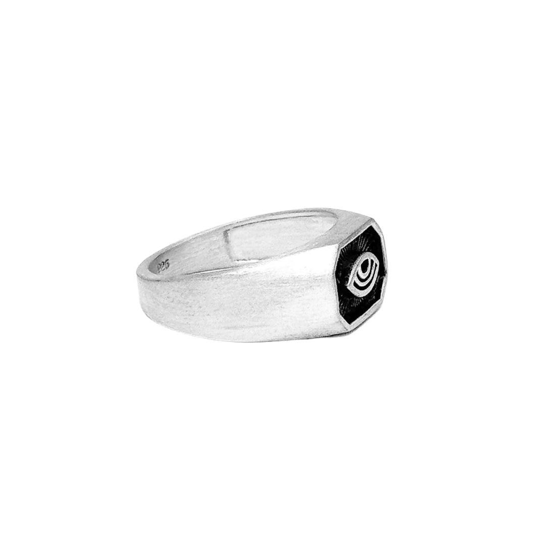 Evil eye Ring in Sterling silver