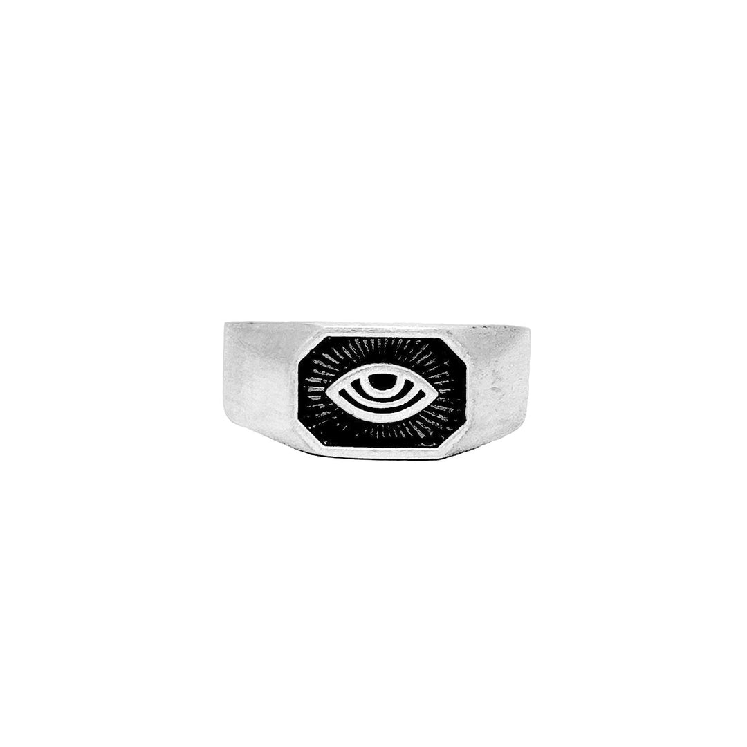 Evil eye Ring in Sterling silver