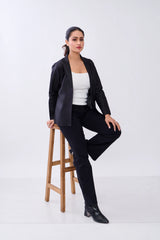 The Label GAIA Hemp Women's Open-Front Blazer