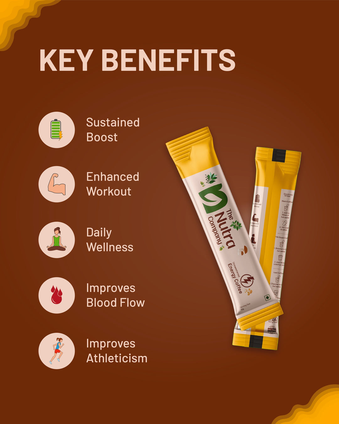Energy Coffee with Ashwagandha & Taurine | Pre-Workout Stamina Coffee India