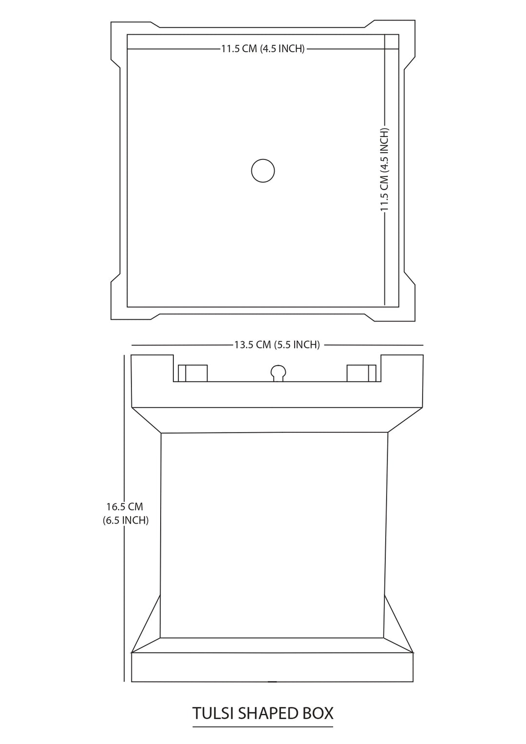 Tulsi Shape box