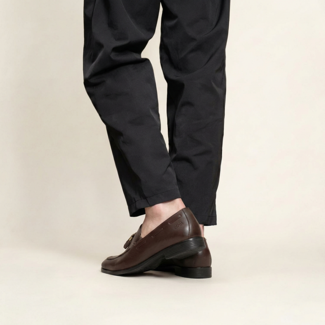 Tassel Tux Brown Tassel Loafers