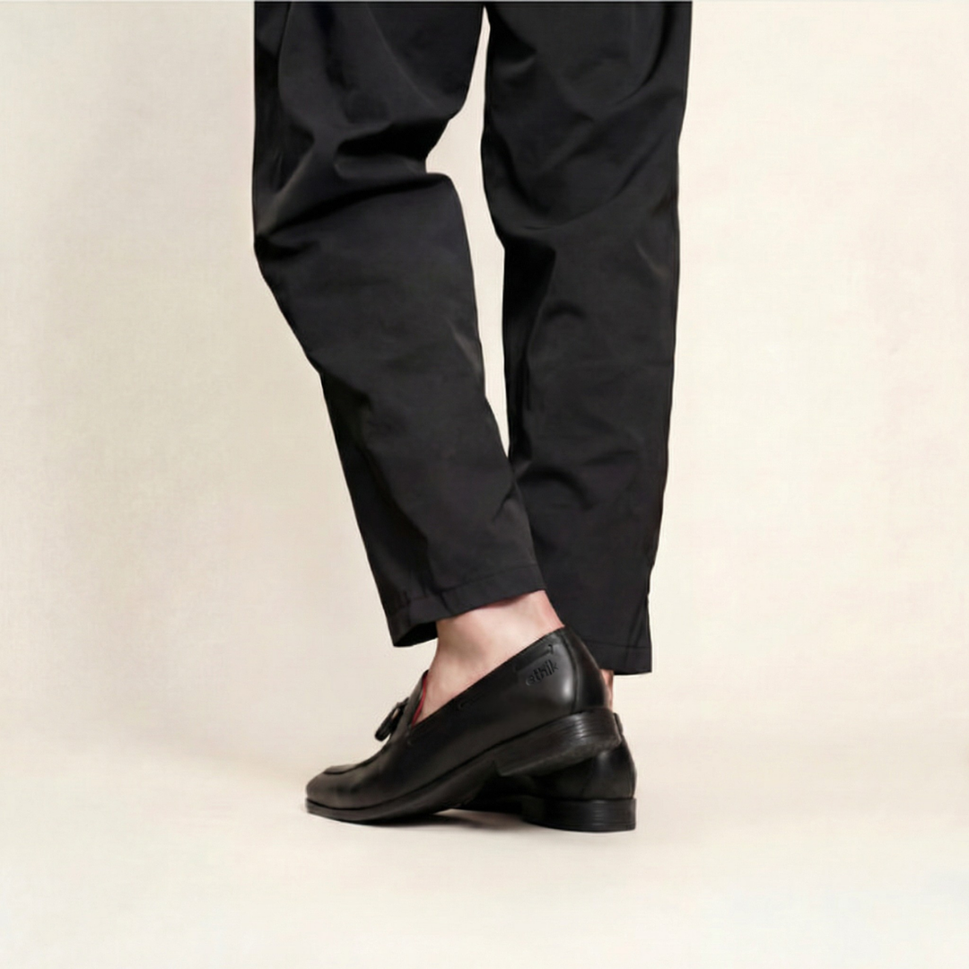 Tassel Tux Black Tassel Loafers