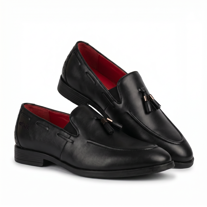 Tassel Tux Black Tassel Loafers