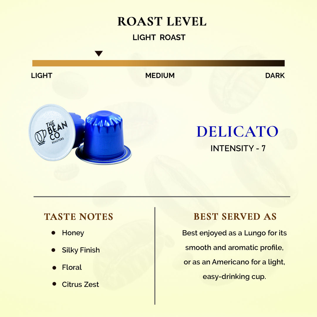 The  Bean Co Roasters Delicato Aluminium Coffee Capsules | Combo Pack