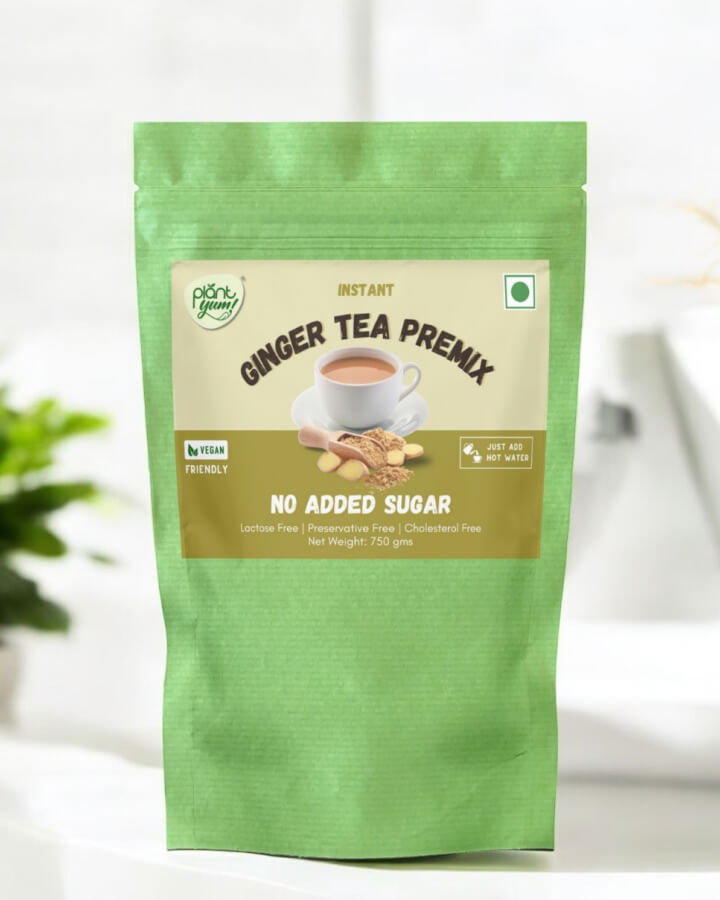 No Added Sugar Tea Premix - Ginger (Adrak) (750g)