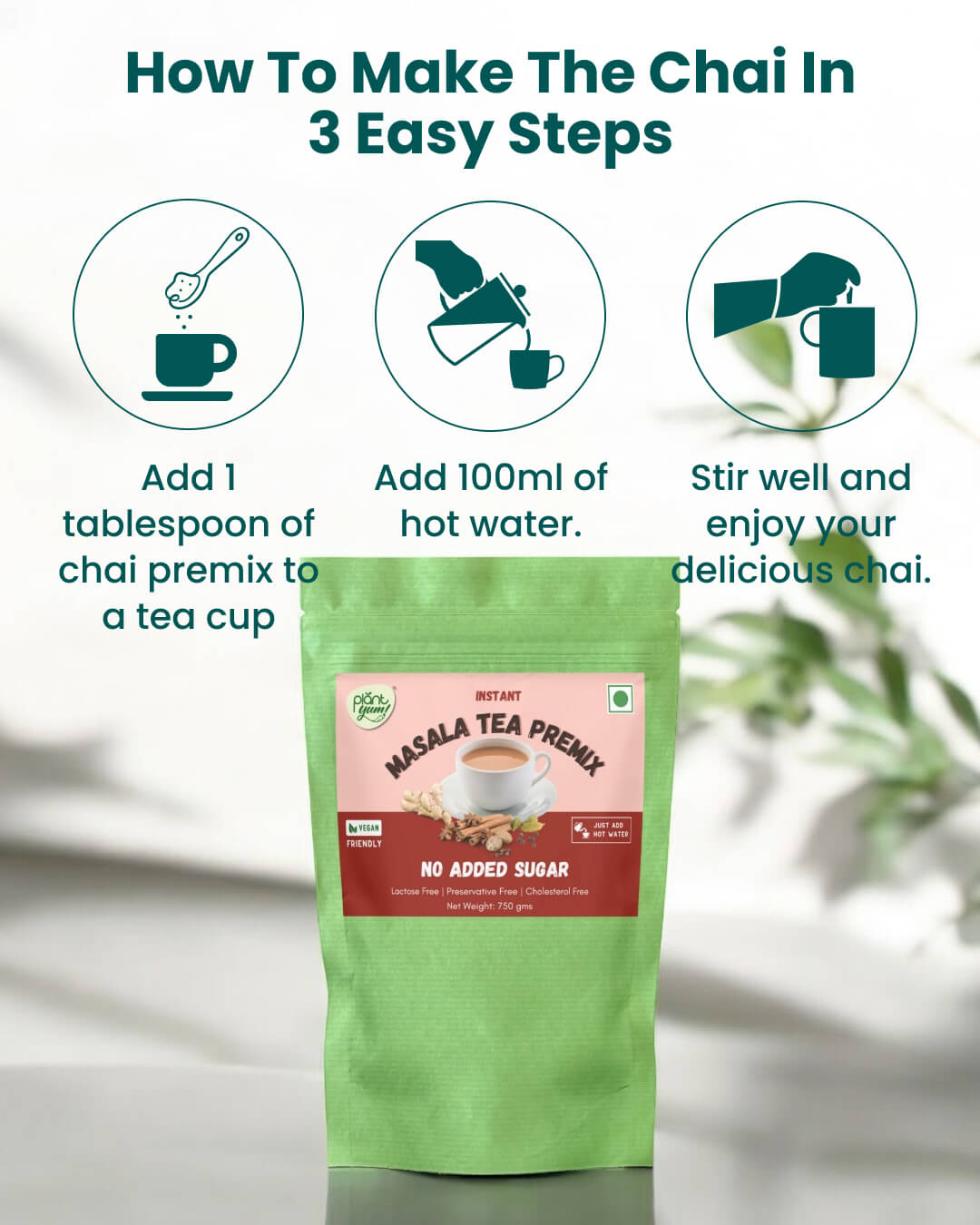 No Added Sugar Tea Premix - Masala (750g)