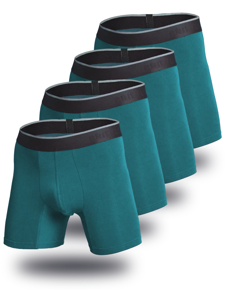 Briefly Bamboo Boxer Briefs 4 Pack