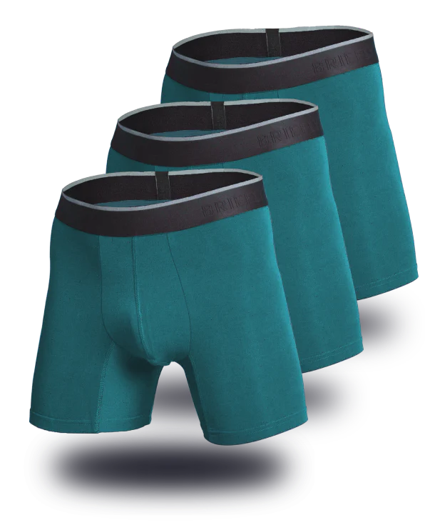 Briefly Bamboo Boxer Briefs 3 Pack