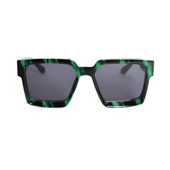 Monkstory Millionaire Unisex Wayfarer Sunglasses - Green Master
