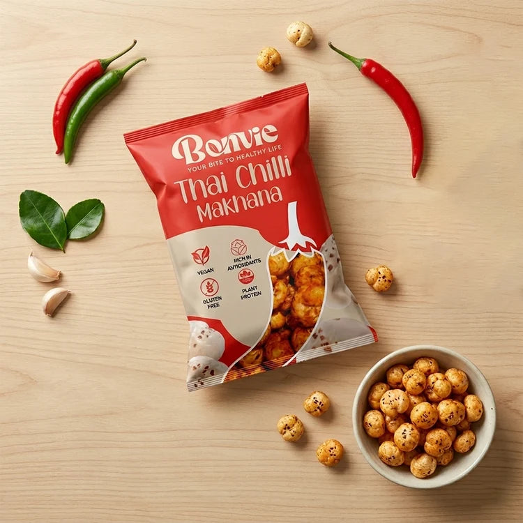 Bonvie Snacks Makhana (Foxnuts) Trial Box