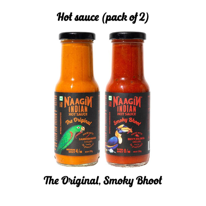 Hot Sauce - The Original + Smoky Bhoot (Pack of 2)