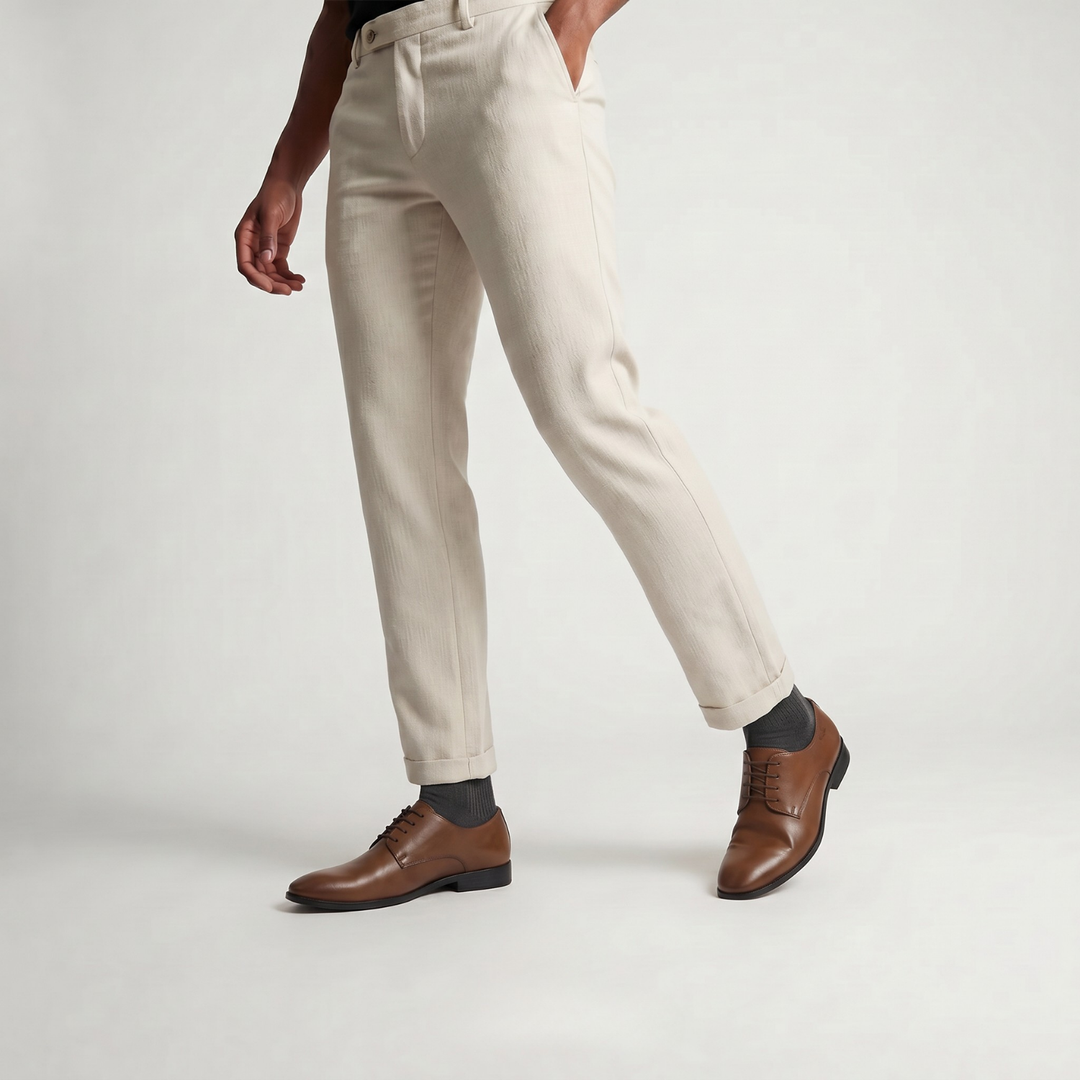 The Captain Tan Derby Shoes