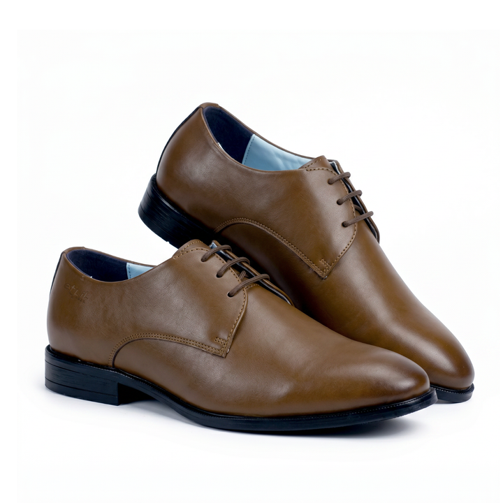 The Captain Tan Derby Shoes