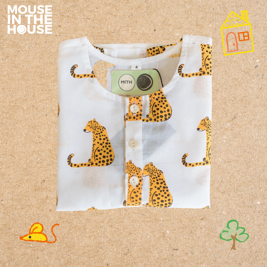 Mouse In The House The Spotty Leopard- Unisex Nightdress