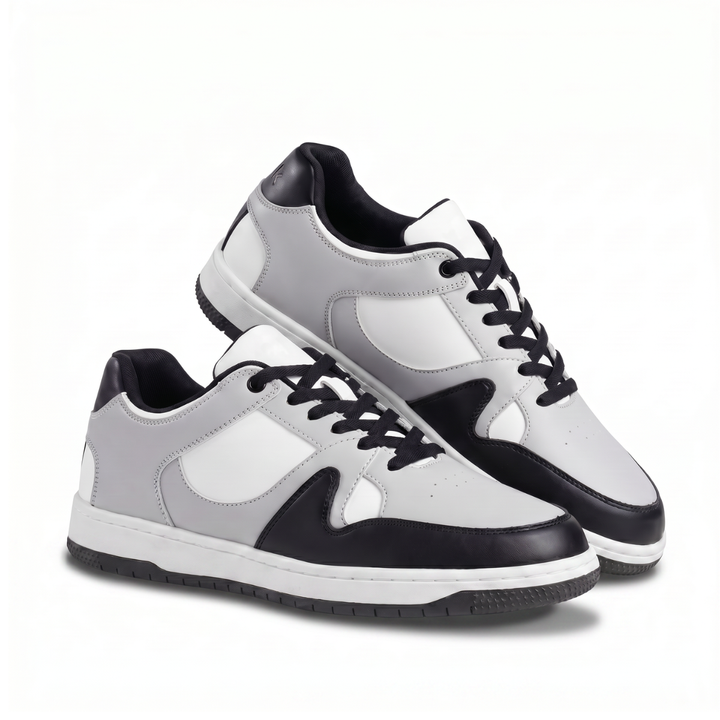 Trace Black & Grey Signature Sneakers