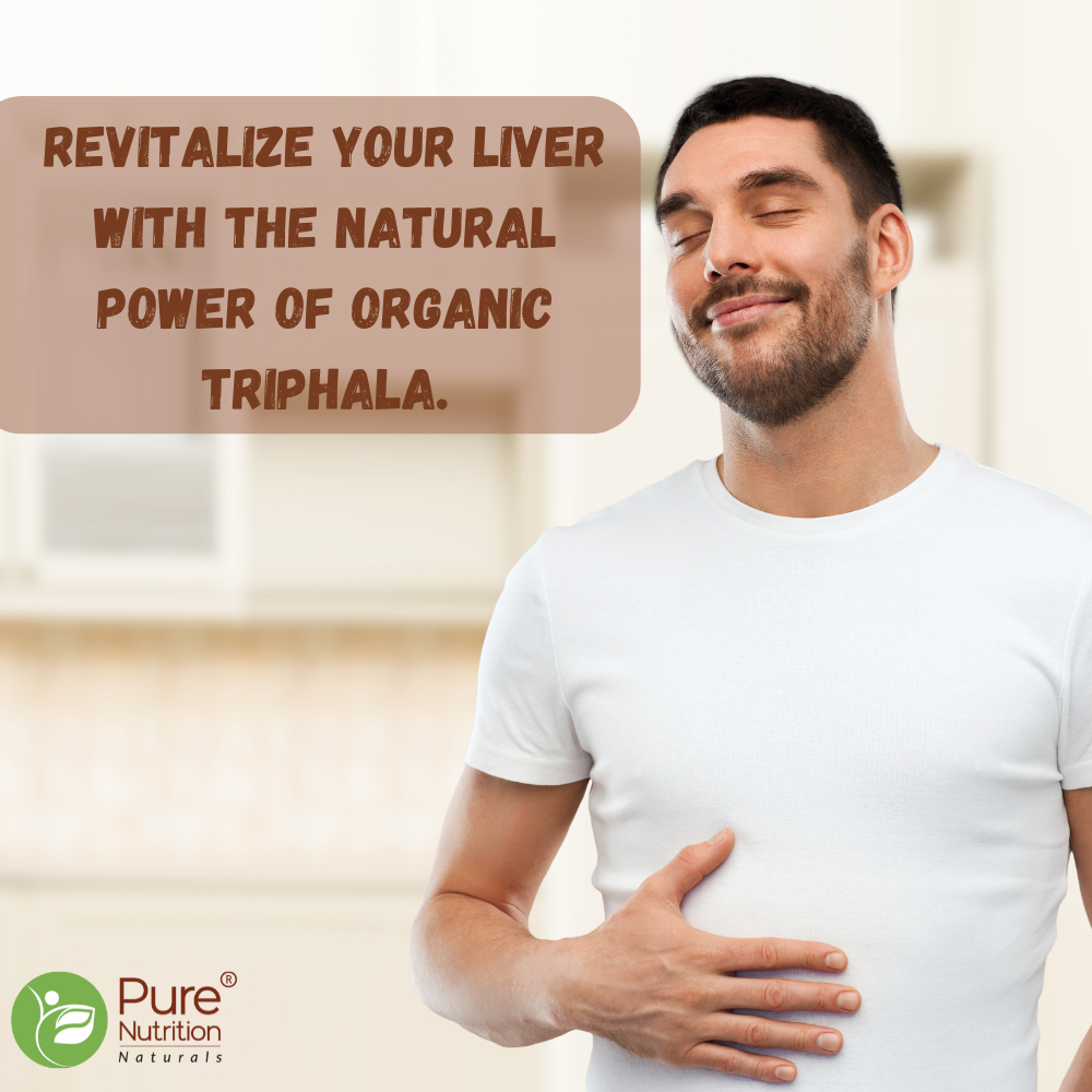 Organic Triphala Supplement - 120 Vegetarian Tablets | Supports Digestion and Boosts Immunity
