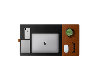 Turf 2.0 Felt Desk Mat and Mouse Pad( Green,Grey)
