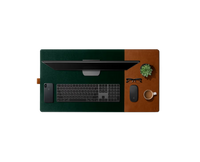 Turf 2.0 Felt Desk Mat and Mouse Pad( Green,Grey)