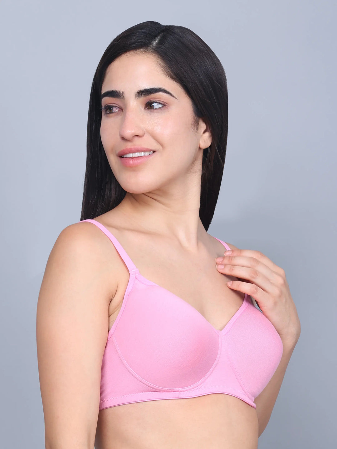 Full Coverage Bamboo Padded T-Shirt Bra – Soft, Supportive, Non-Wired & Eco-Friendly