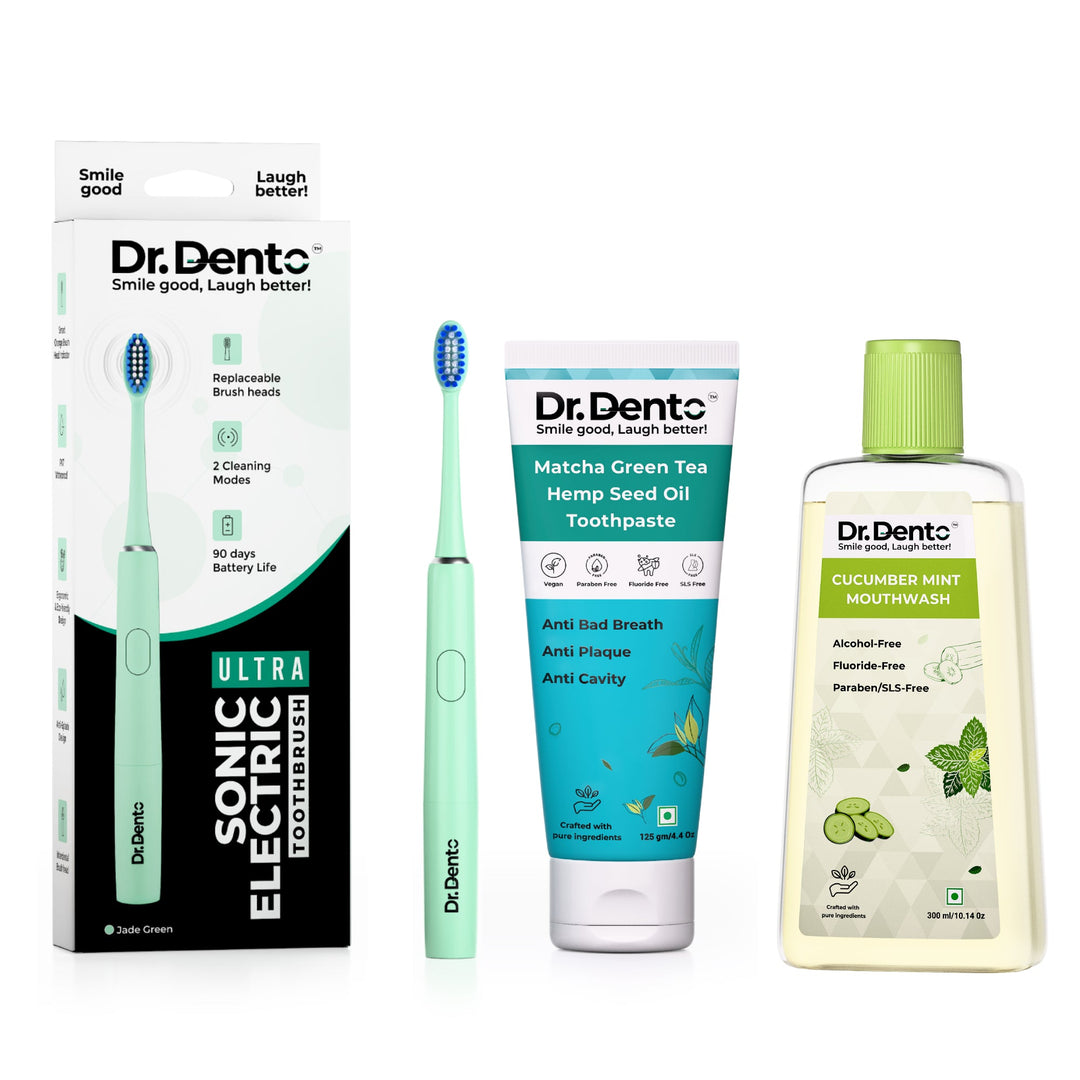 Complete Oral Care Essentials (Ultra Toothbrush, Toothpaste & Mouthwash)