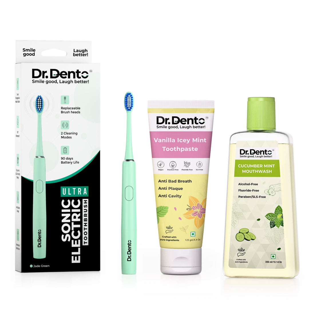 Complete Oral Care Essentials (Ultra Toothbrush, Toothpaste & Mouthwash)