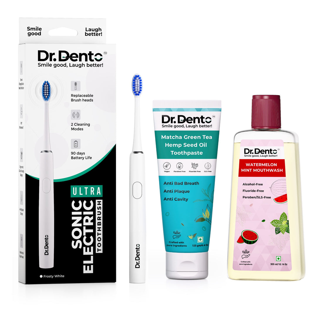 Complete Oral Care Essentials (Ultra Toothbrush, Toothpaste & Mouthwash)