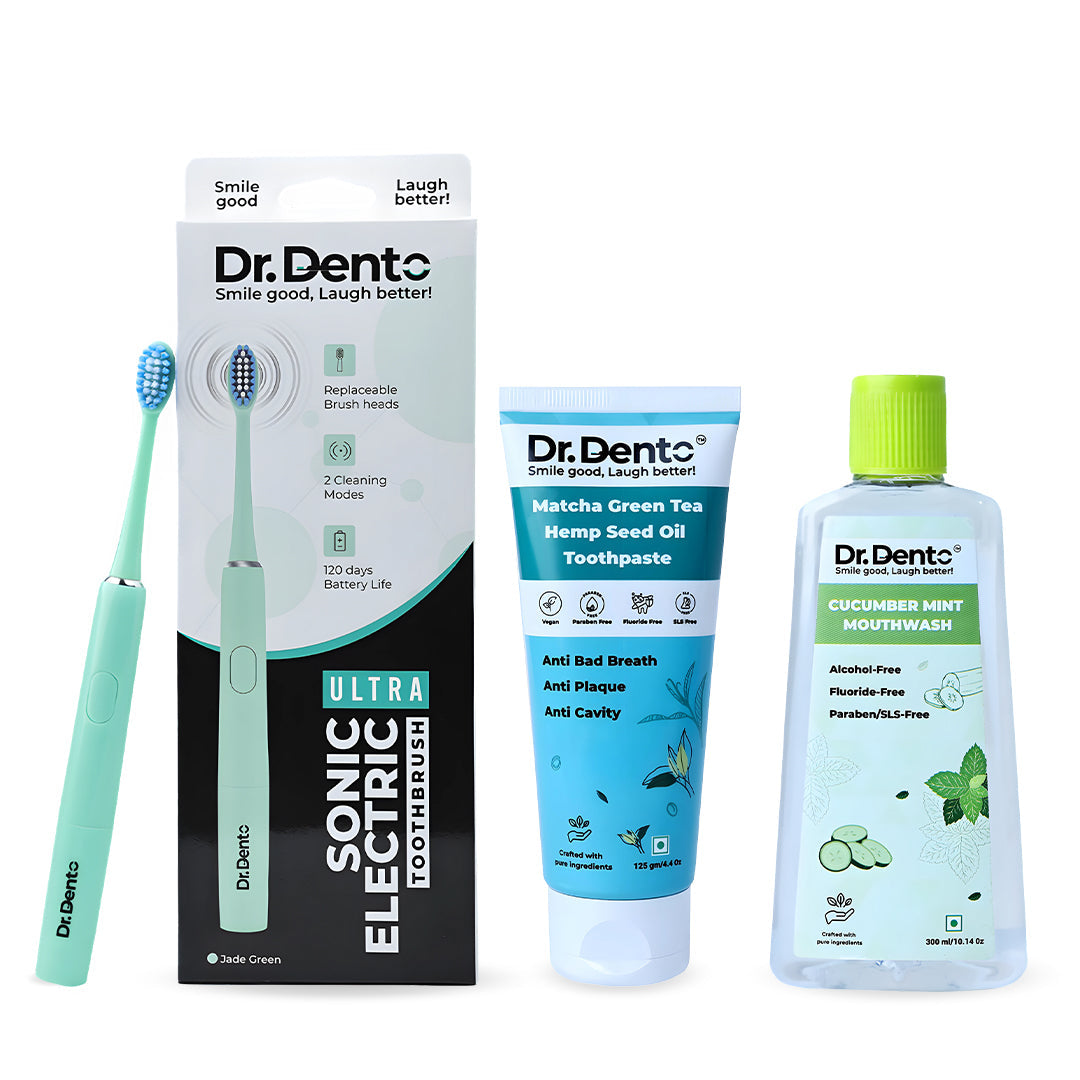 Complete Oral Care Essentials (Ultra Toothbrush, Toothpaste & Mouthwash)