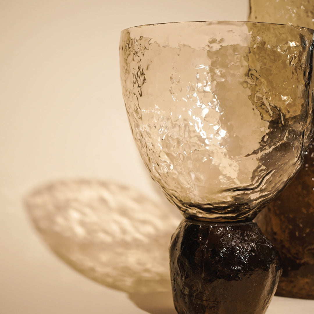 Muun Home Ezra Textured Glass Decorative Object