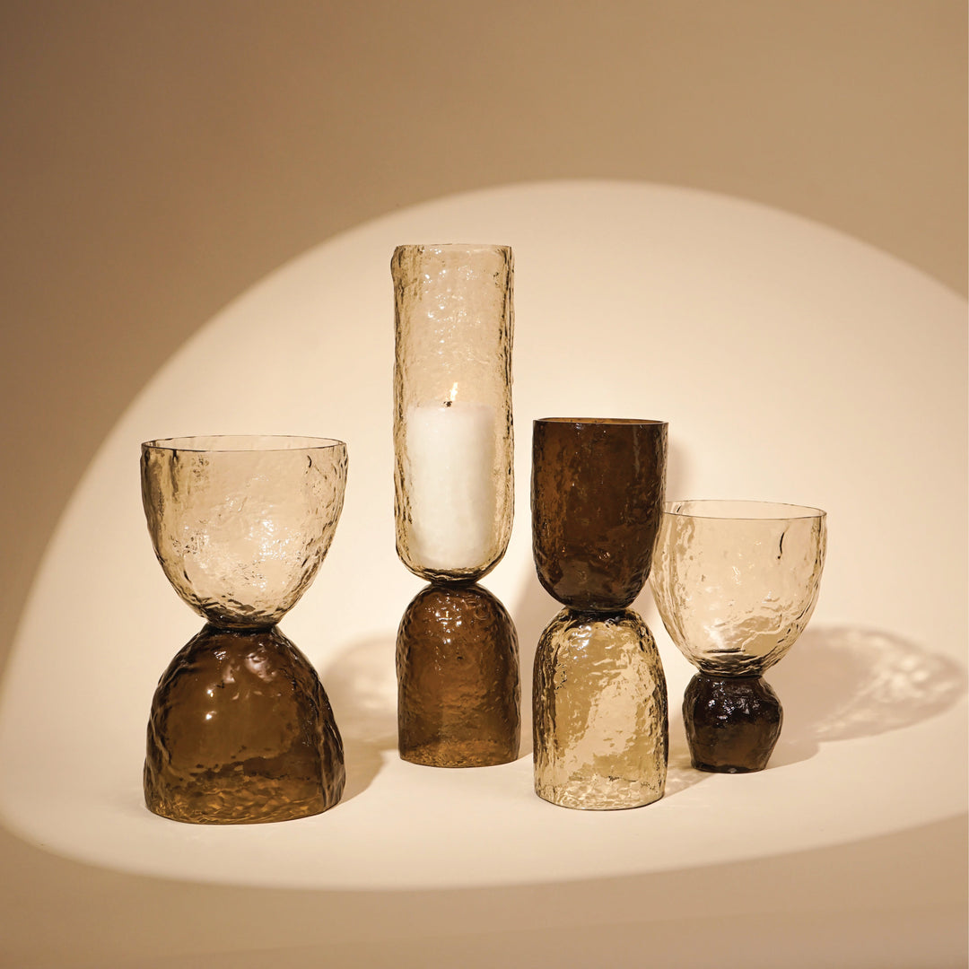 Muun Home Axel Textured Glass Decorative Object