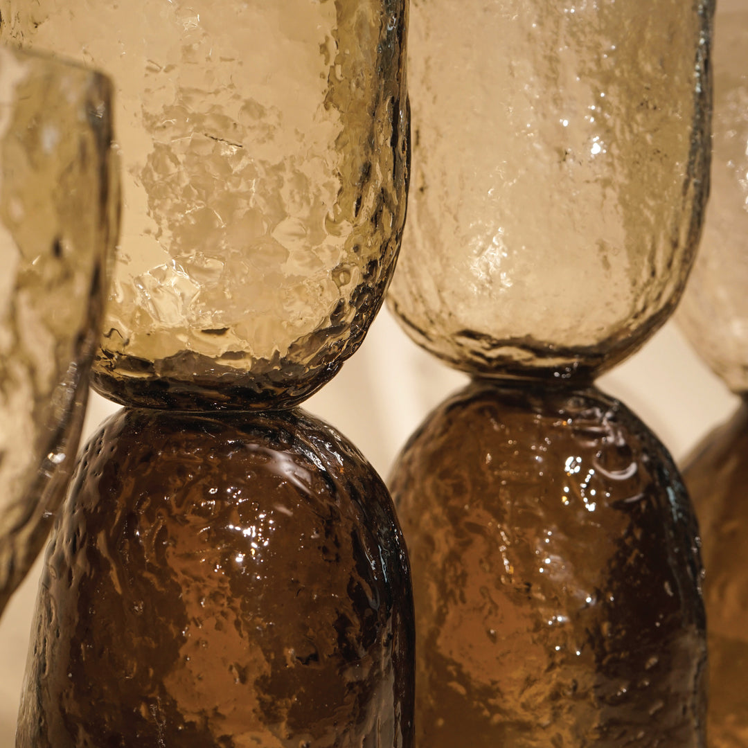 Muun Home Axel Textured Glass Decorative Object