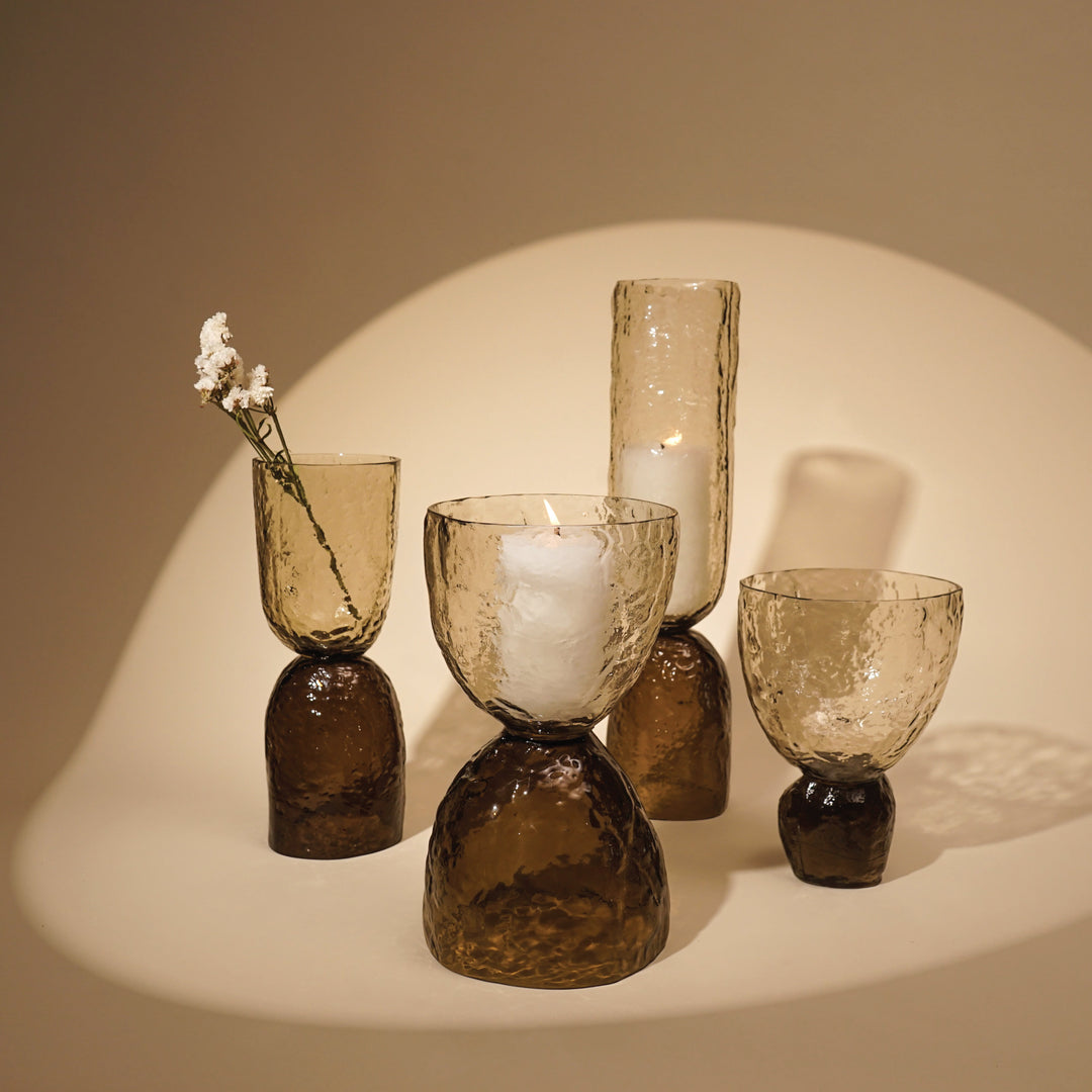 Muun Home Axel Textured Glass Decorative Object