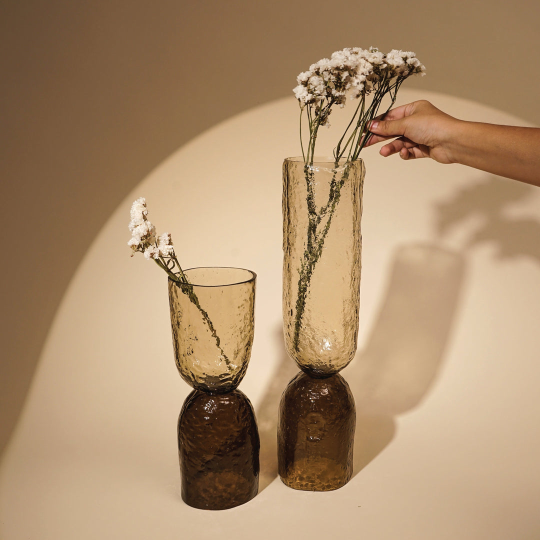 Muun Home Axel Textured Glass Decorative Object