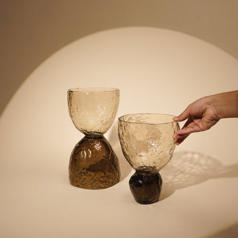 Muun Home Ezra Textured Glass Decorative Object